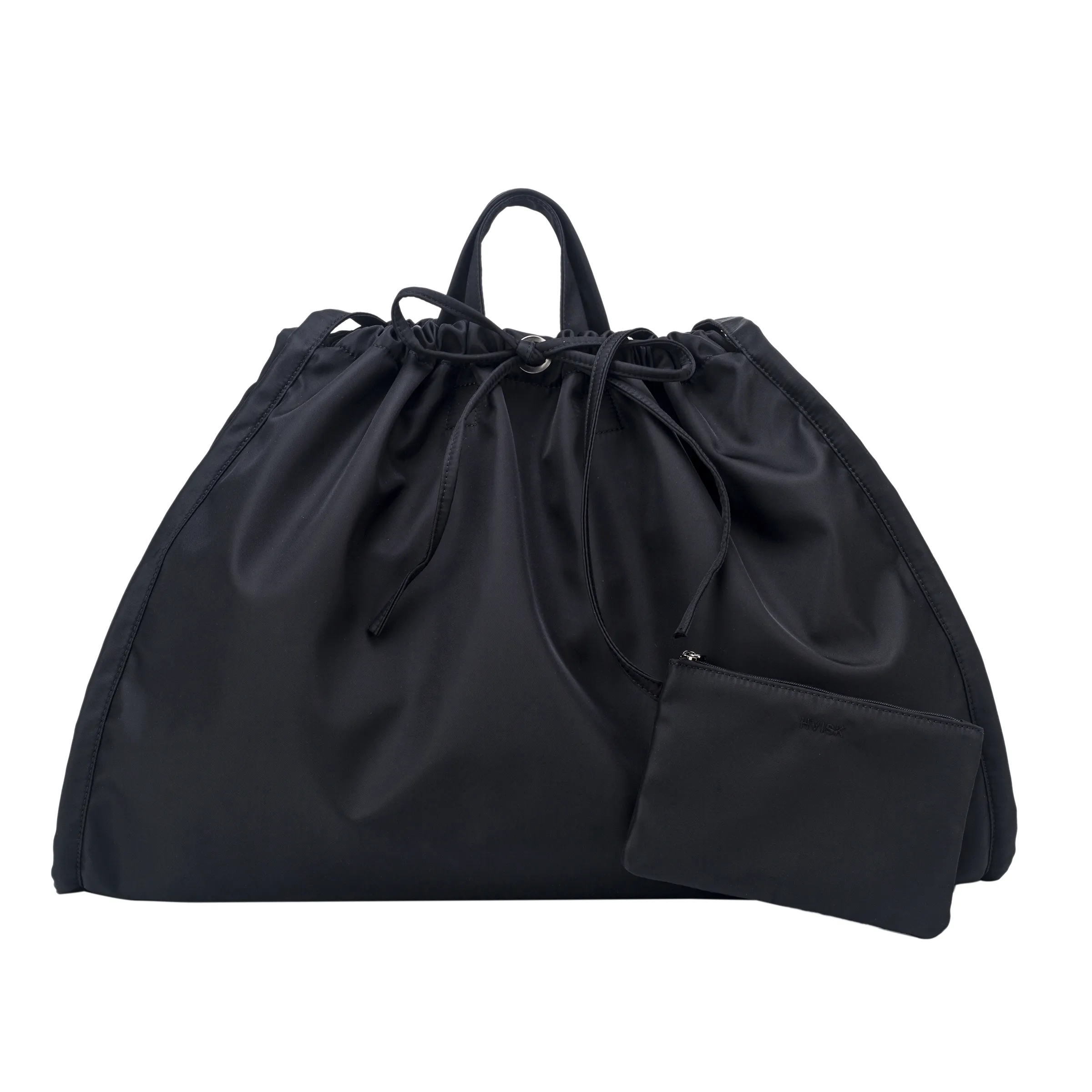 HVISK | Sage Medium Matte Twill Bag - Black sold by Fort