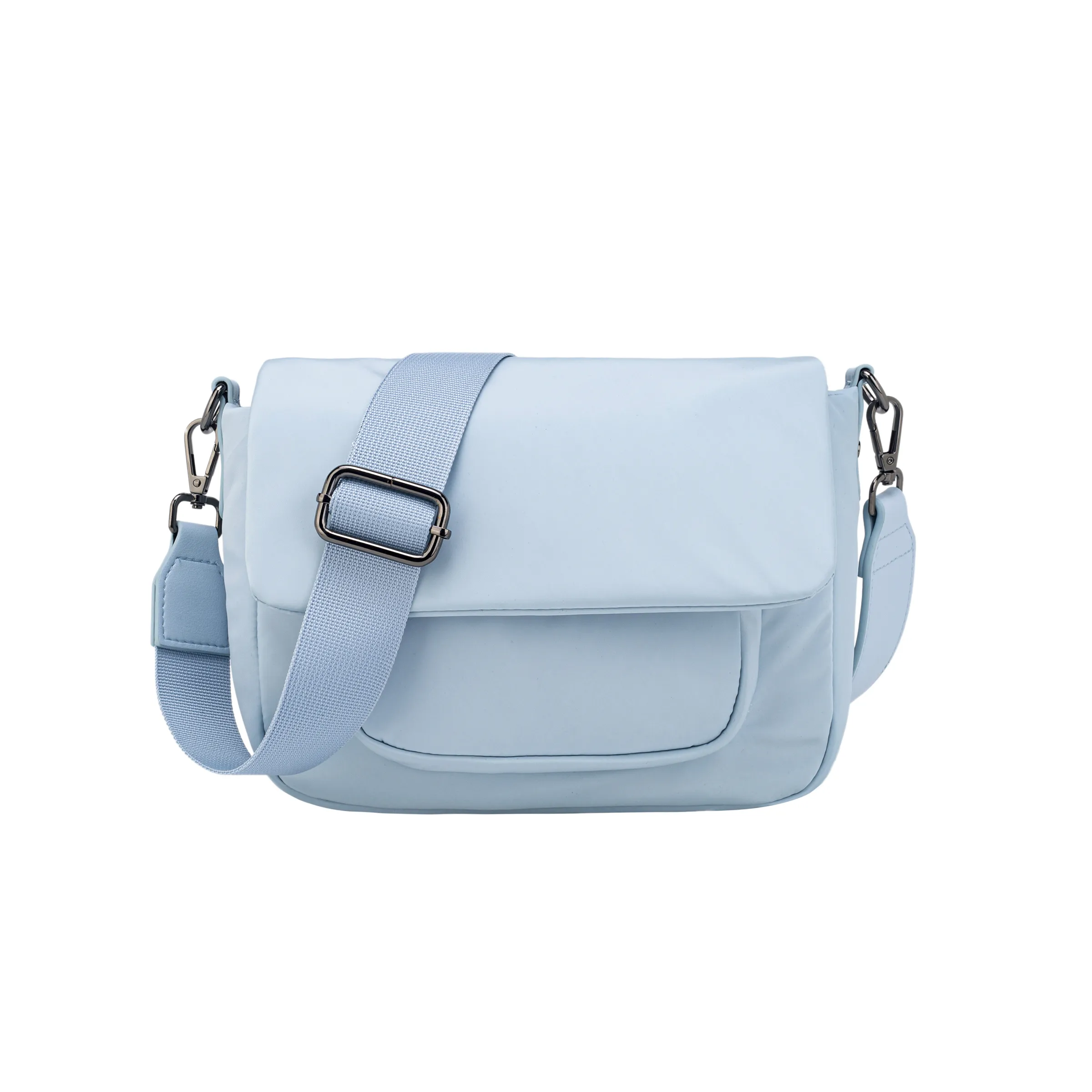 HVISK | Cayman Pocket Puffer Matt Twill Bag - Blue Sky sold by Fort