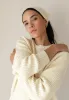 Paper Label | Avery Crew Neck Sweater - Unsalted Butter sold by Fort