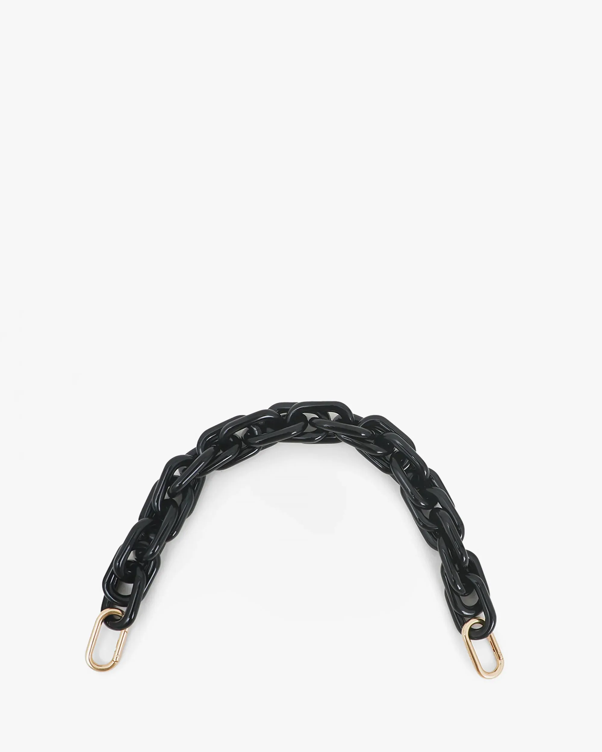Clare V. | Shortie Strap - Black Resin sold by Fort