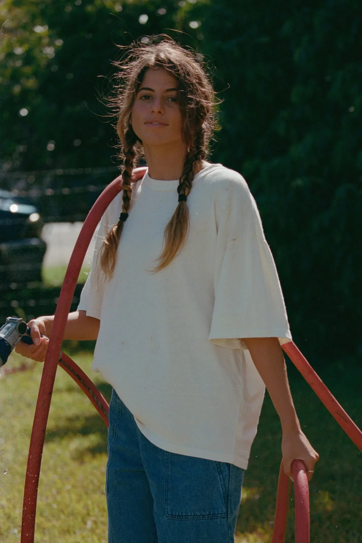 Jungmaven | Vernon Oversized Tee - Washed White sold by Fort