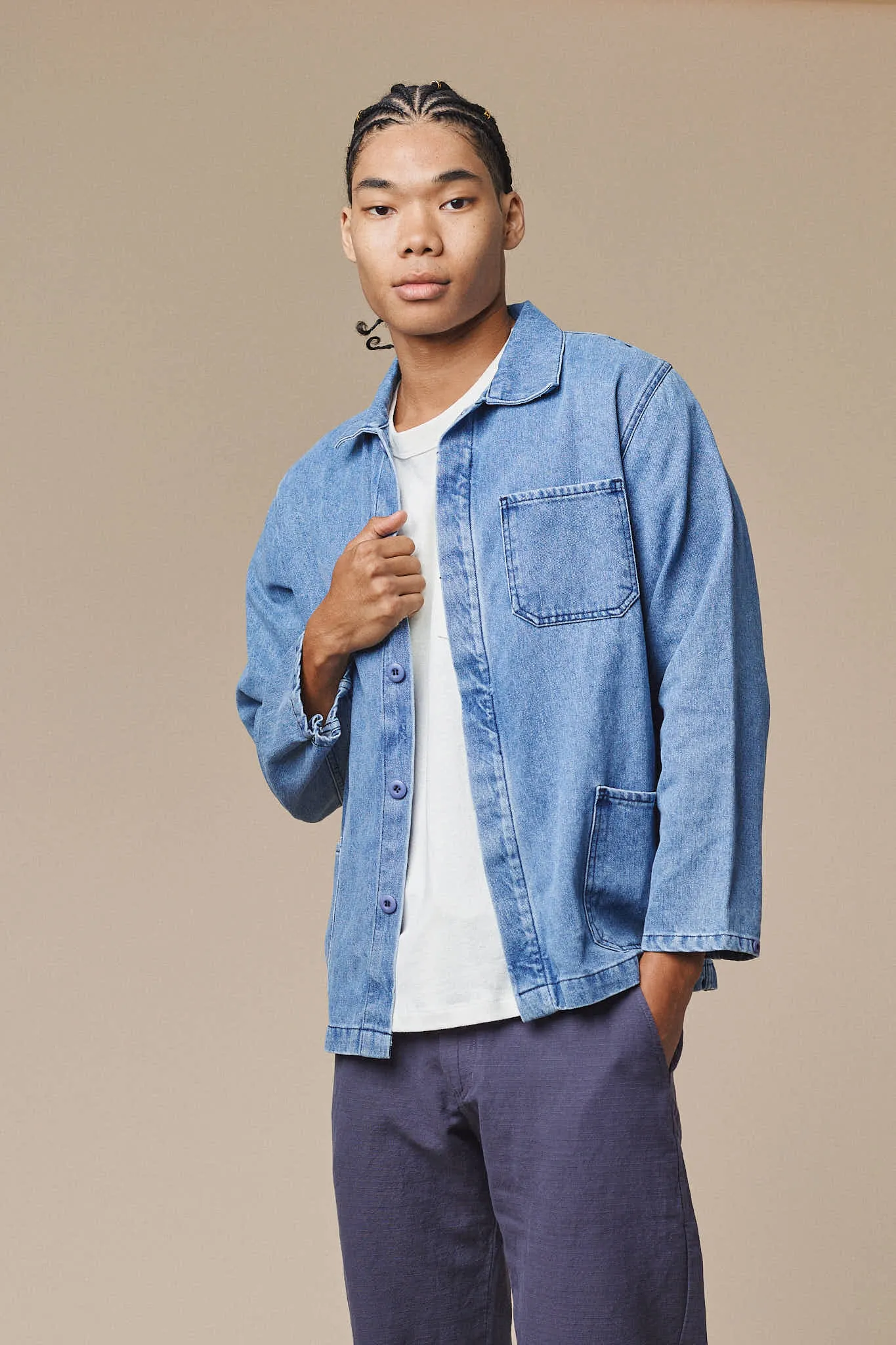 Jungmaven | Olympic Jacket - Light Denim sold by Fort product image thumbnail 3