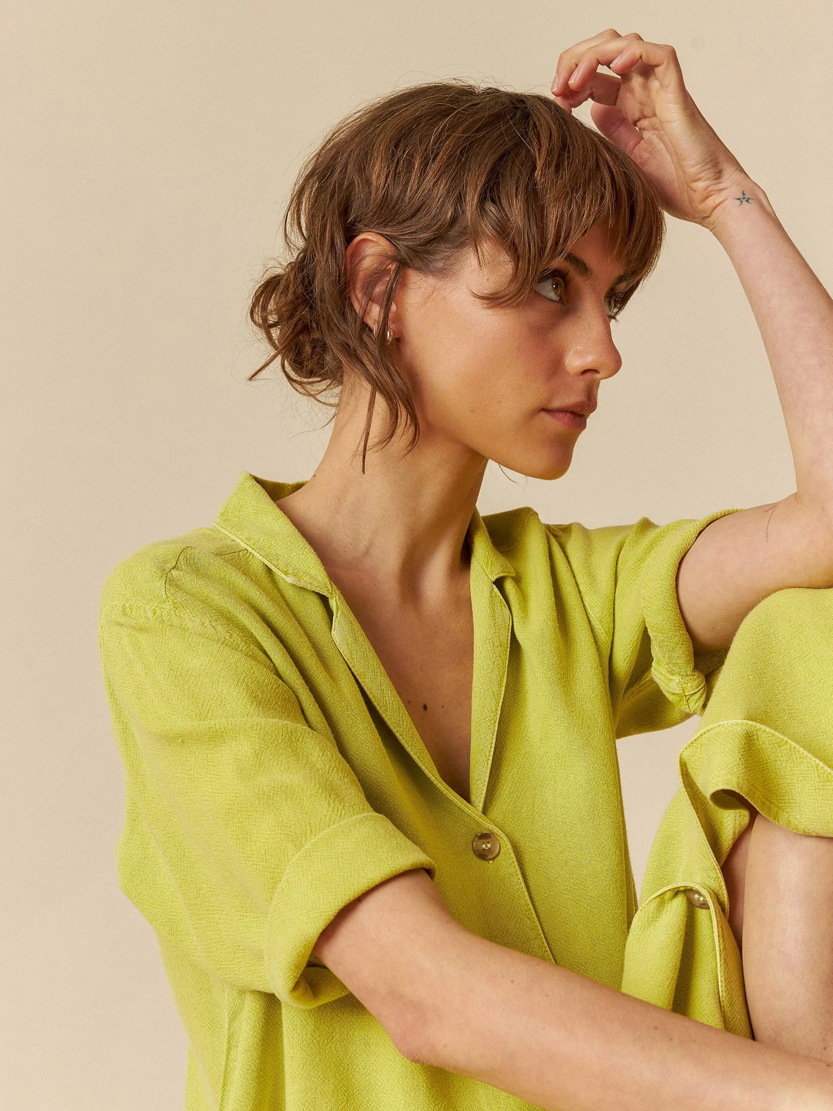 Indi and Cold | Viscose Linen Dress sold by Fort product image thumbnail 2