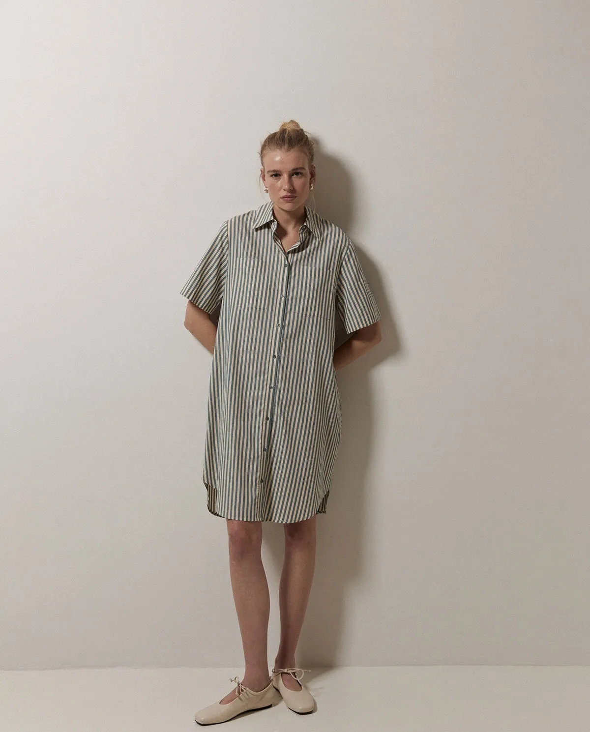 Yerse | Green Dress Stripe sold by Fort