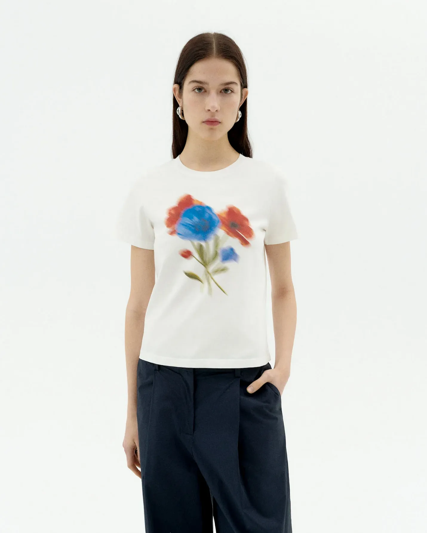 Thinking Mu | Blurry Flower IDA Tee sold by Fort