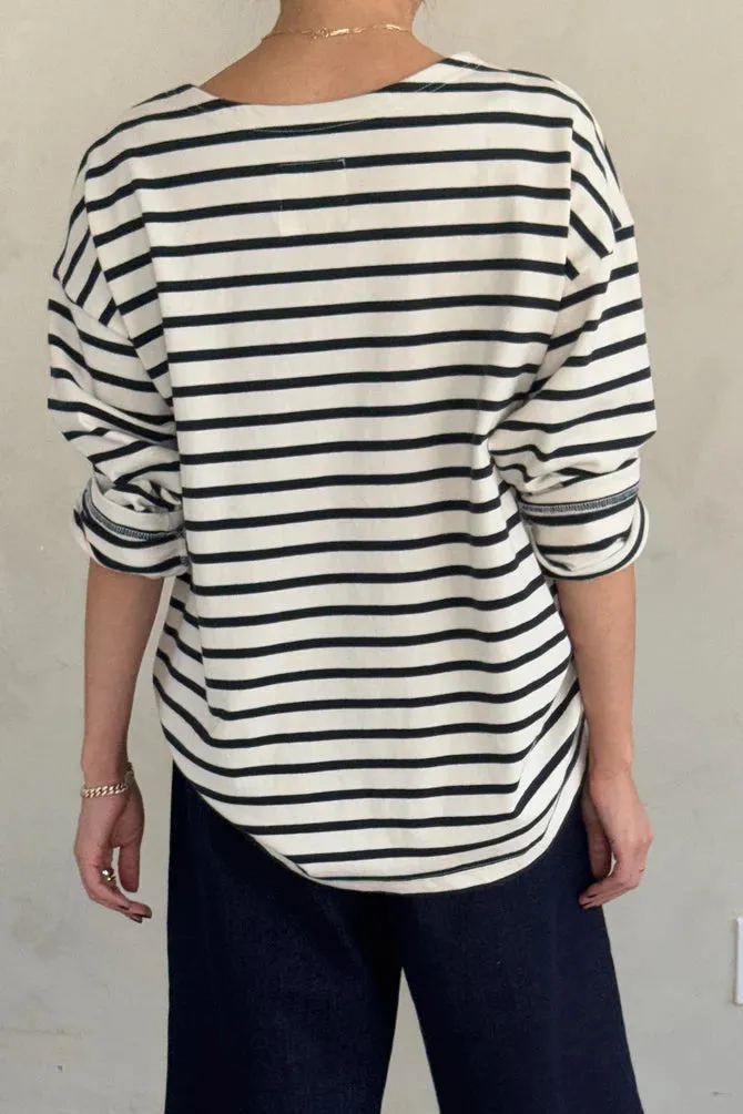 Le Bon Shoppe | Marseille Stripe Navy sold by Fort product image thumbnail 3