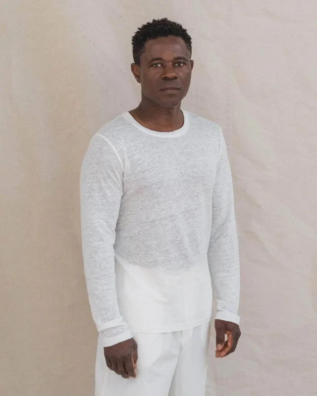 Baserange | Sevinc Longsleeve, 100% Linen sold by Fort