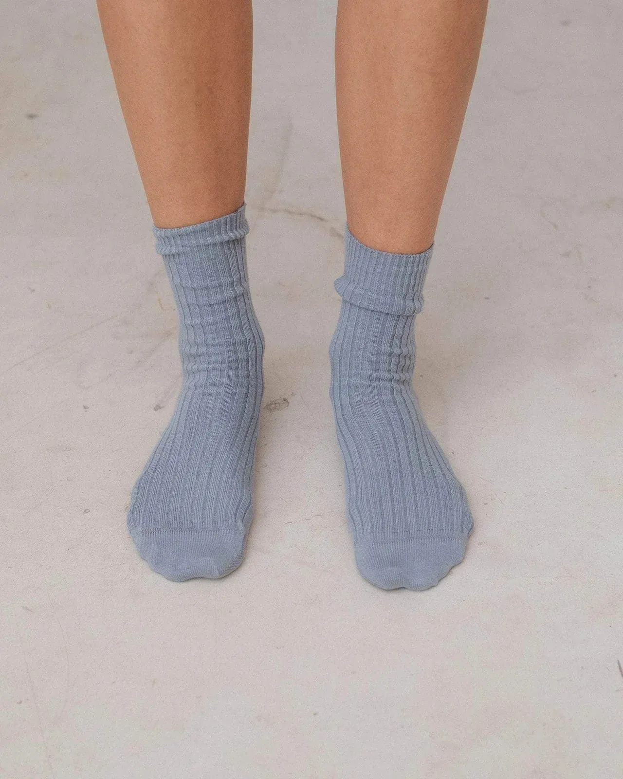 Baserange | Rib Over Ankle Socks - Simon Grey sold by Fort product image thumbnail 4