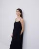 Yerse | Black Tank Dress, Gauzy Cotton sold by Fort