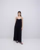 Yerse | Black Tank Dress, Gauzy Cotton sold by Fort