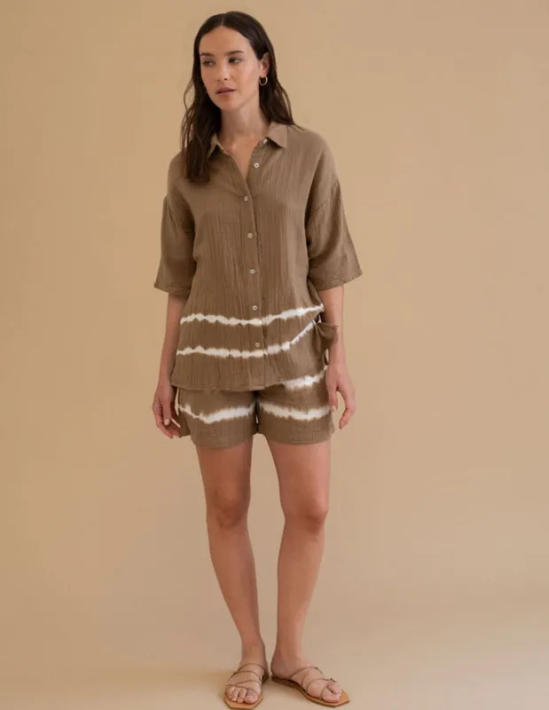 Mus & Bombon | Camisa Mallorca - Toast sold by Fort