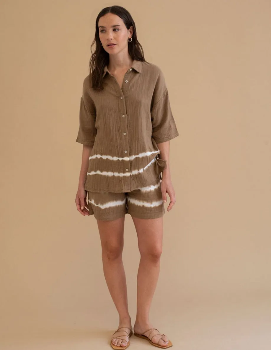 Mus & Bombon | Camisa Mallorca - Toast sold by Fort