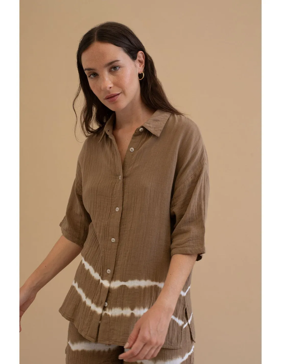 Mus & Bombon | Camisa Mallorca - Toast sold by Fort product image thumbnail 2