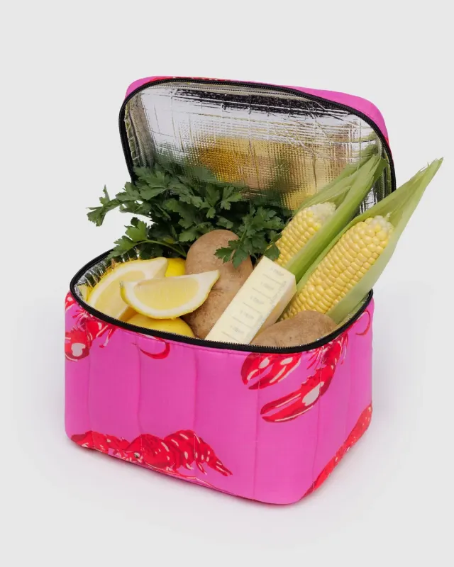 Baggu | Puffy Lunch Bag - Pink Lunch Bag sold by Fort