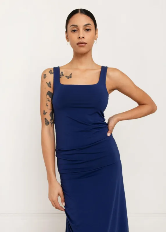 Paper Label | Alina Double Layred Tank - Future Dusk sold by Fort