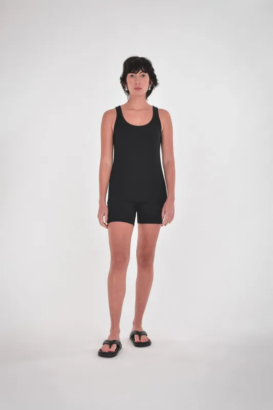 Paper Label | Mara Tank - Black sold by Fort