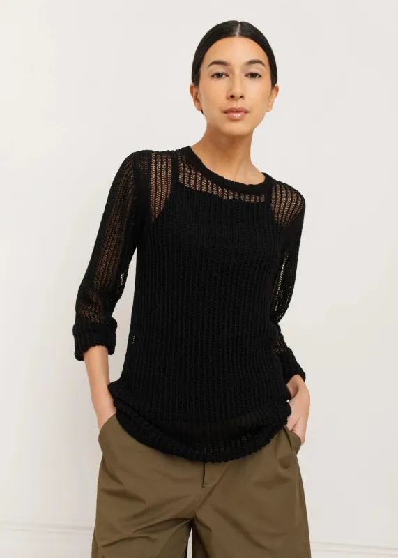 Paper Label | TBL Slim Crew - Black sold by Fort