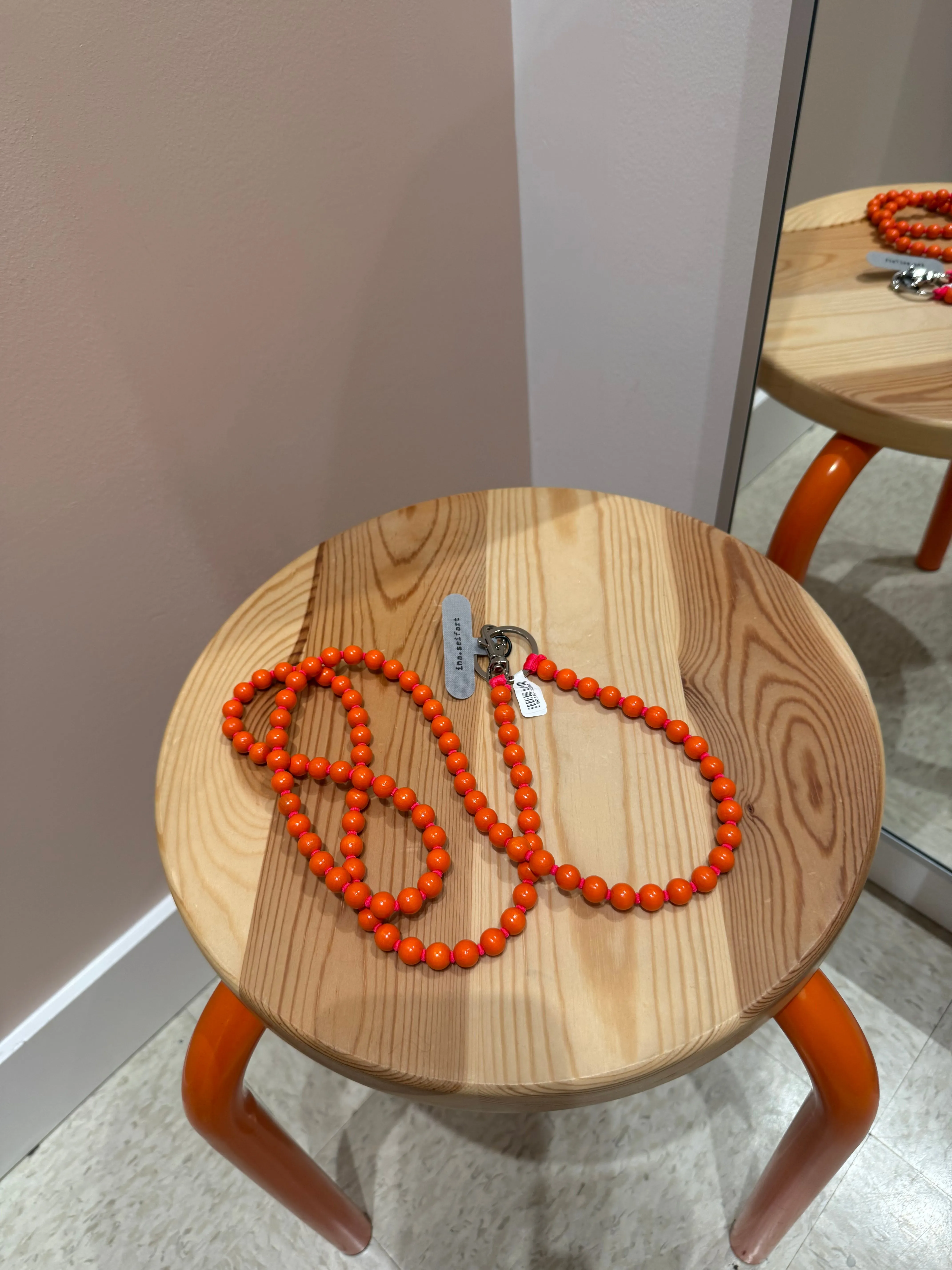 Ina Seifart | Handykette - Orange/ Red sold by Fort