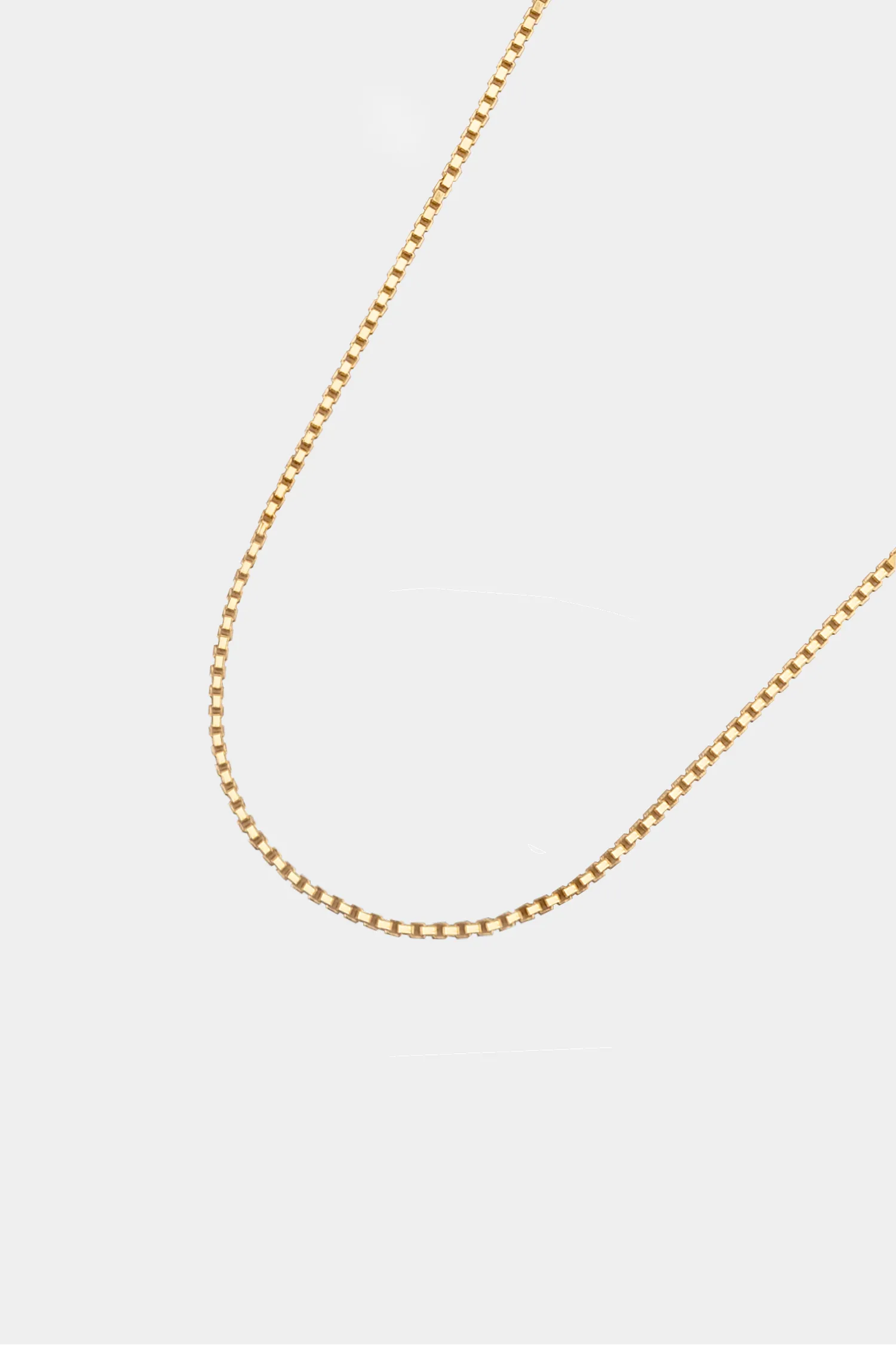Kara Yoo | Thin Box Necklace - 14k Gold Plated sold by Fort product image thumbnail 3