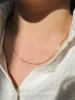Kara Yoo | Thin Box Necklace - 14k Gold Plated sold by Fort