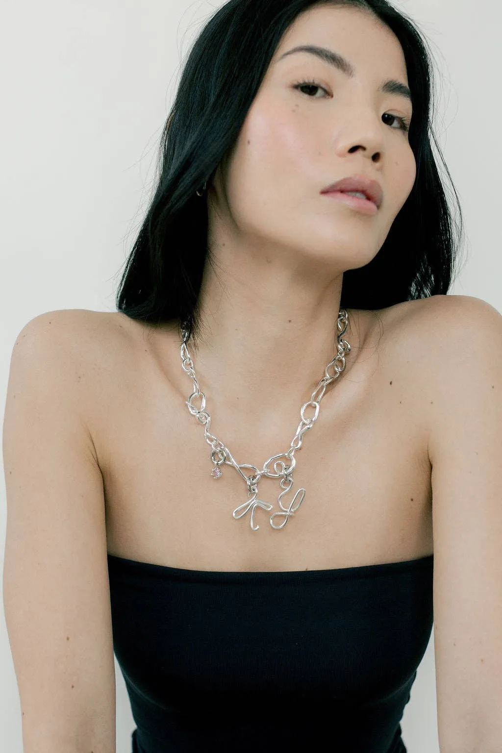 Kara Yoo | Sabine Necklace - Silver Plated sold by Fort product image thumbnail 2