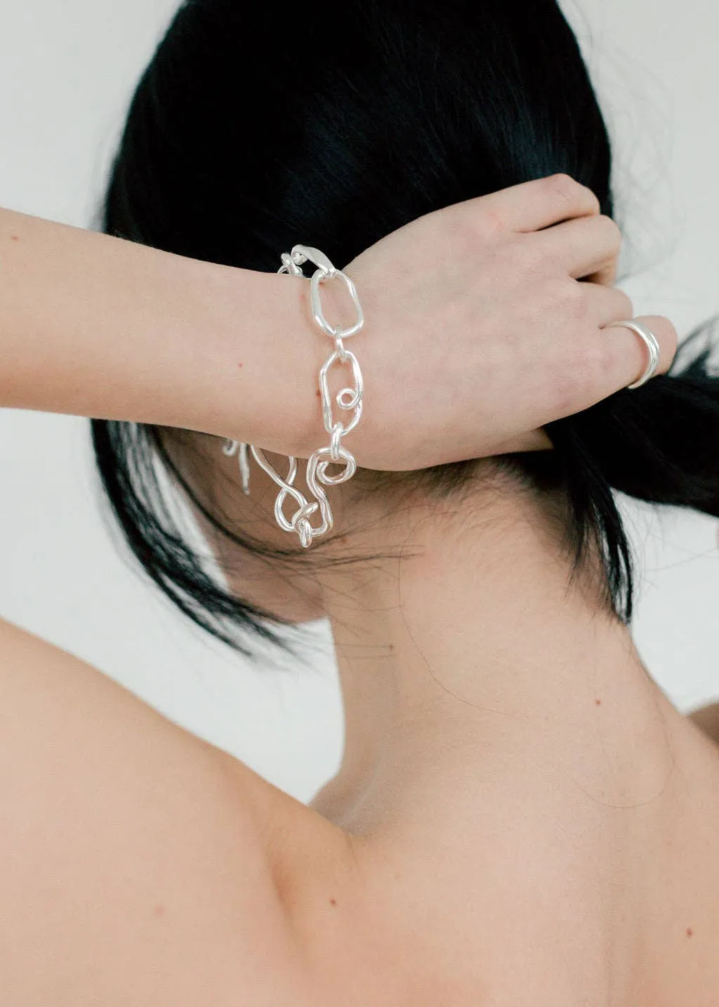 Kara Yoo | Sabine Bracelet - Silver Plated sold by Fort