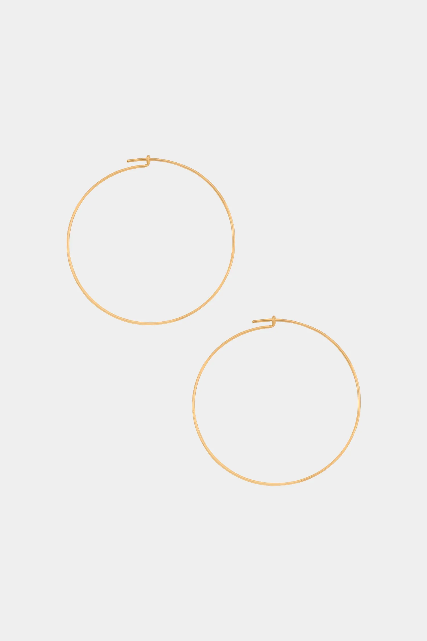 Kara Yoo | Pull-Me-Through Large Hoops - Yellow Gold Fill 14K sold by Fort product image thumbnail 3