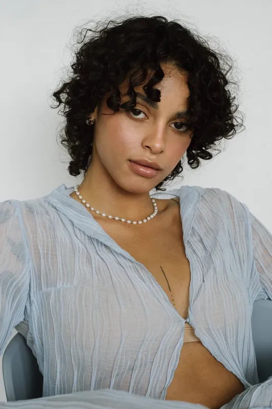 Kara Yoo | Mila Necklace - Pearl + Sterling Silver sold by Fort