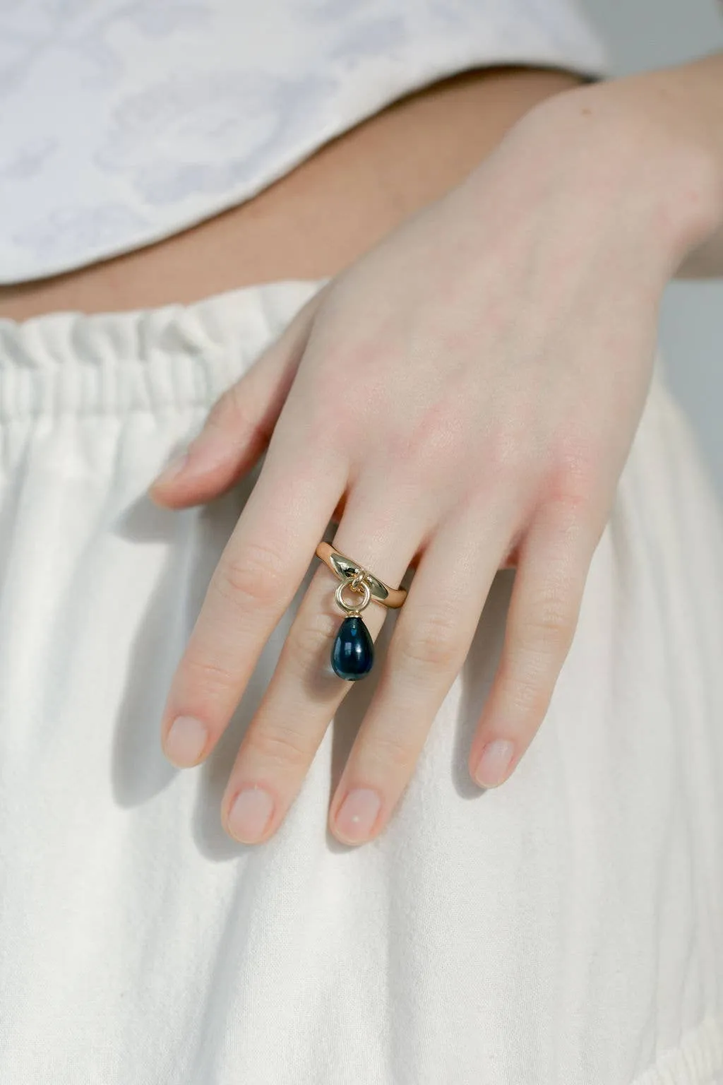 Kara Yoo | Ebba Ring - Mint Gold Plated - Size 7 sold by Fort product image thumbnail 4