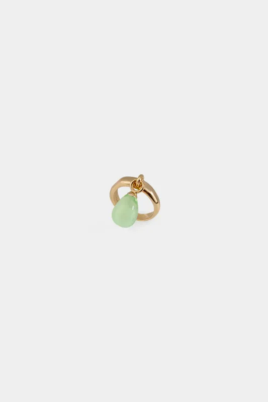 Kara Yoo | Ebba Ring - Mint Gold Plated - Size 7 sold by Fort