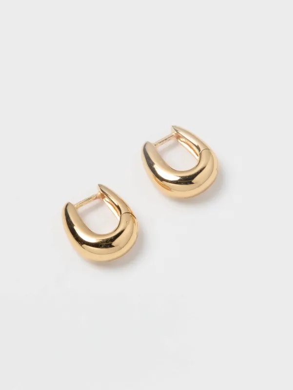 Wolf Circus | Gemma Hoops in Gold sold by Fort