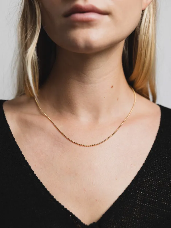 Wolf Circus | Ball Chain in Gold sold by Fort