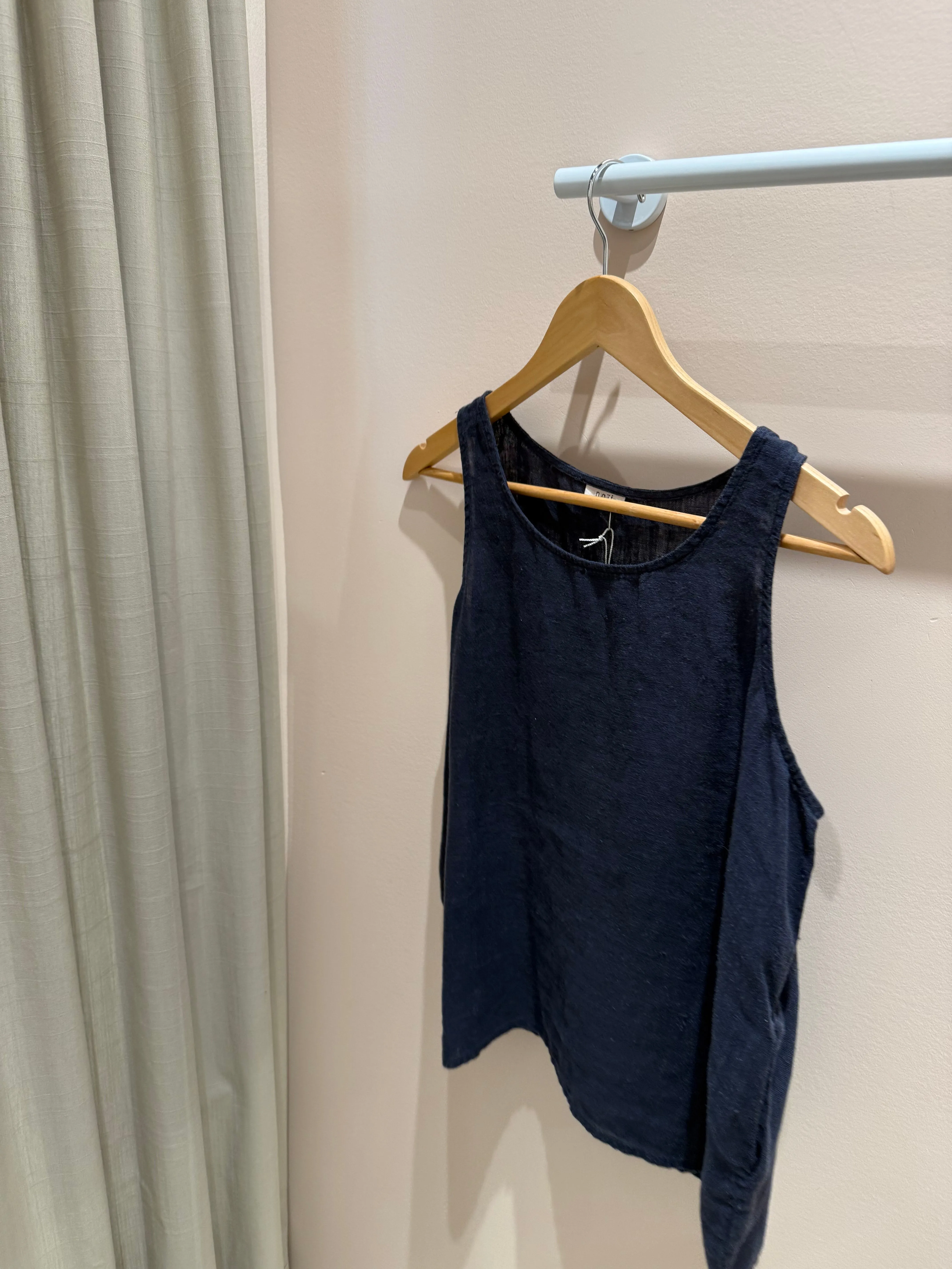 Naïf | Soleil Top - Linen Gauze - Ink sold by Fort product image thumbnail 5