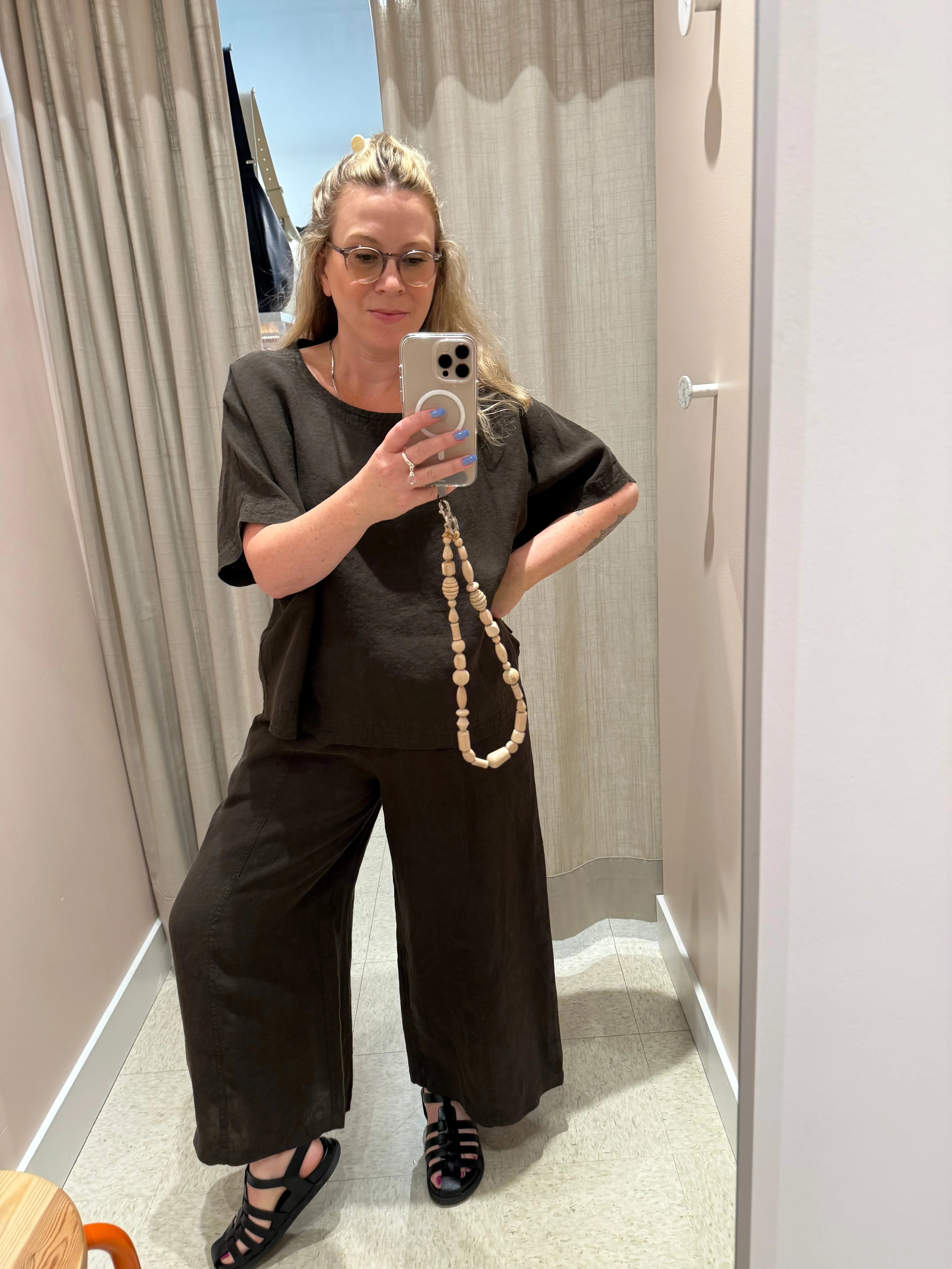 Naïf | Alixe Top - Black Tea sold by Fort