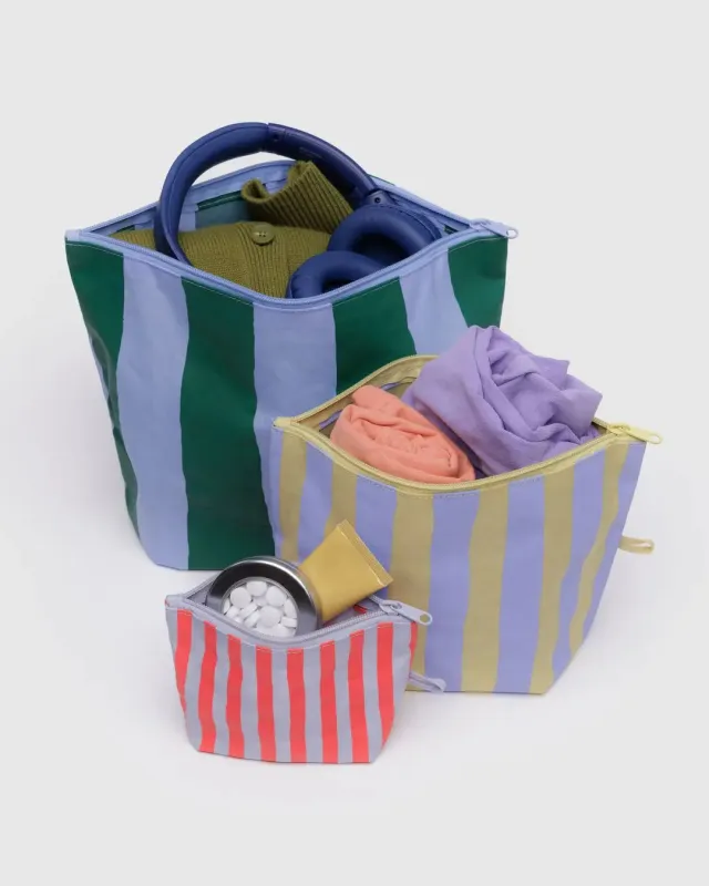 Baggu | Go Pouch Set - Painted Stripe sold by Fort