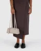 Baggu | Small Recycled Leather Bowler Bag - Stone sold by Fort