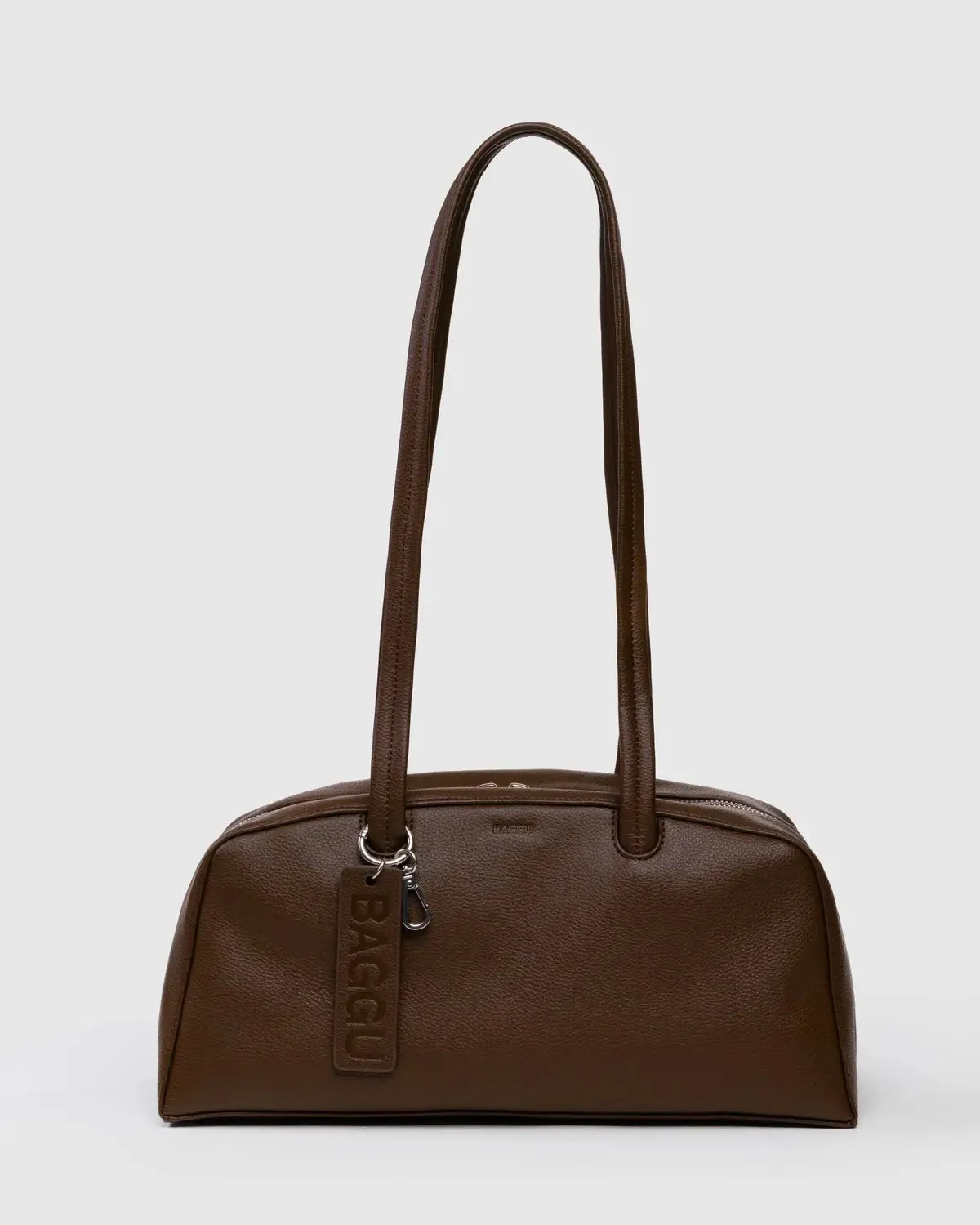 Baggu | Recycled Leather Bowler Bag - Brown sold by Fort product image thumbnail 4