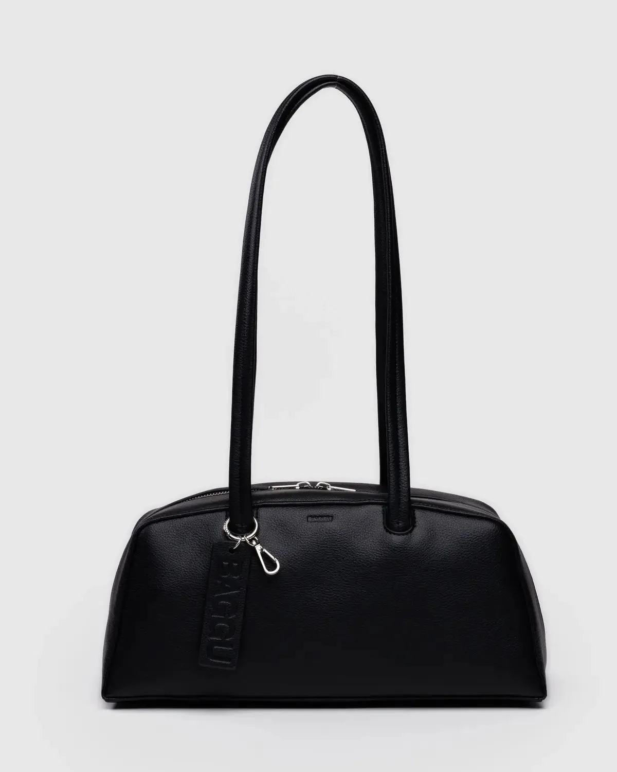 Baggu | Recycled Leather Bowler Bag - Black sold by Fort