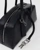 Baggu | Recycled Leather Bowler Bag - Black sold by Fort