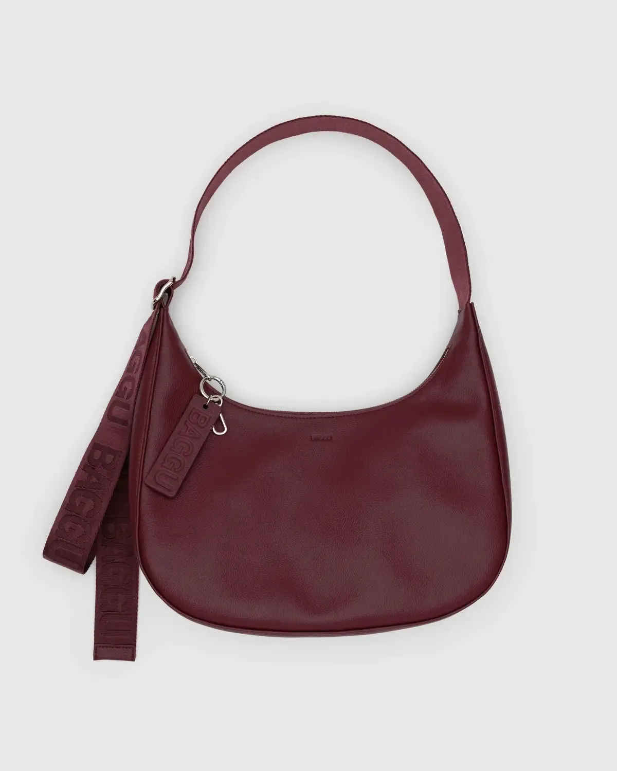 Baggu | Medium Recycled Leather Crescent Bag - Mahogany sold by Fort product image thumbnail 4