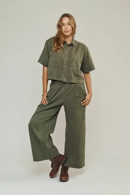 Jungmaven | Ocean Pant - Olive Green sold by Fort