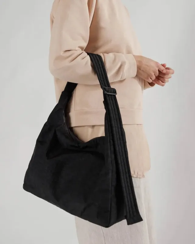Baggu | Nylon Shoulder Bag - Black sold by Fort