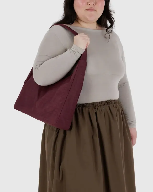 Baggu | Nylon Shoulder Bag - Mahogany sold by Fort