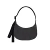 Baggu | Small Denim Crescent Bag - Washed Black Denim sold by Fort