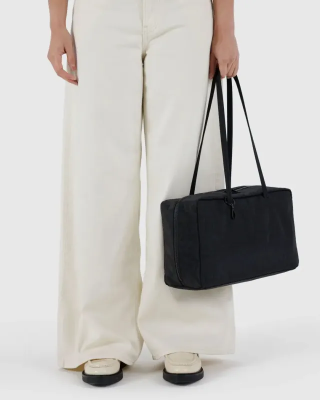 Baggu | Medium Nylon Bowler Bag - Black sold by Fort