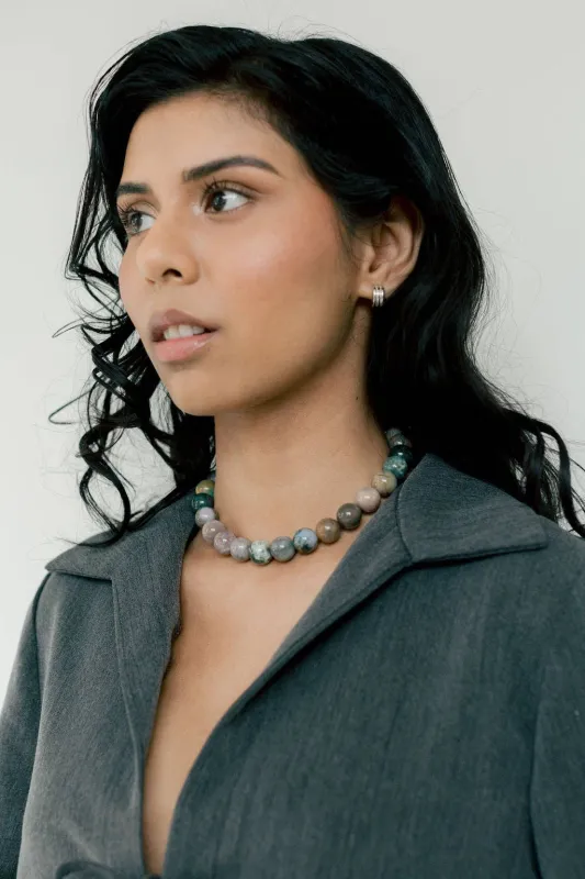 Kara Yoo - Yona Collar - River Jasper made by Kara Yoo