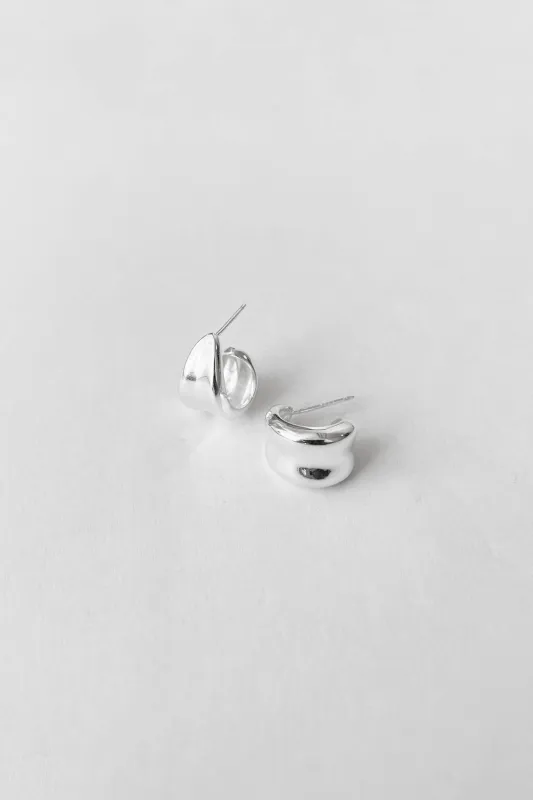 Kara Yoo | Frankie Earrings - Silver sold by Fort