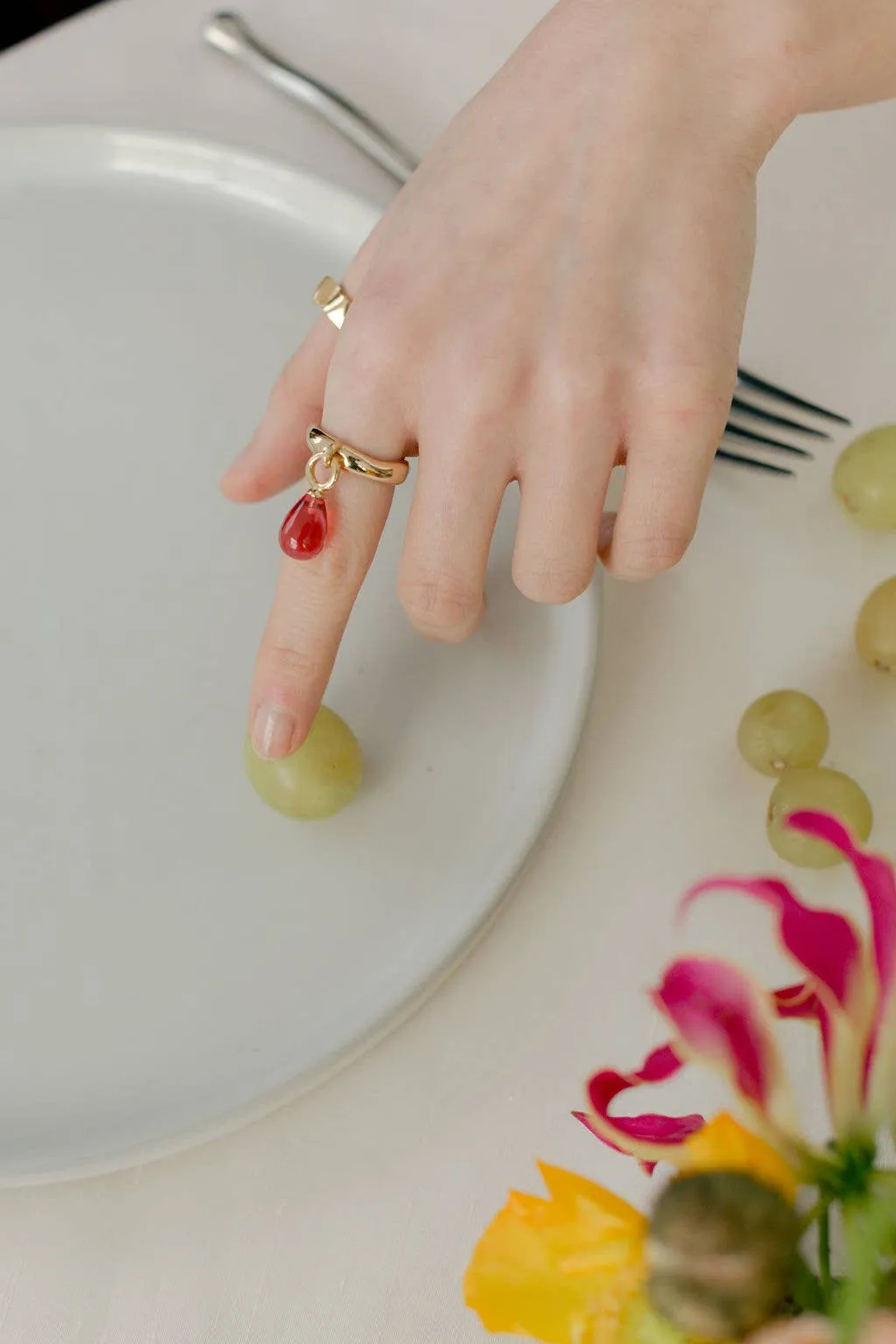 Kara Yoo | Ebba Ring - Ice Gold Plated - Size 9 sold by Fort product image thumbnail 2