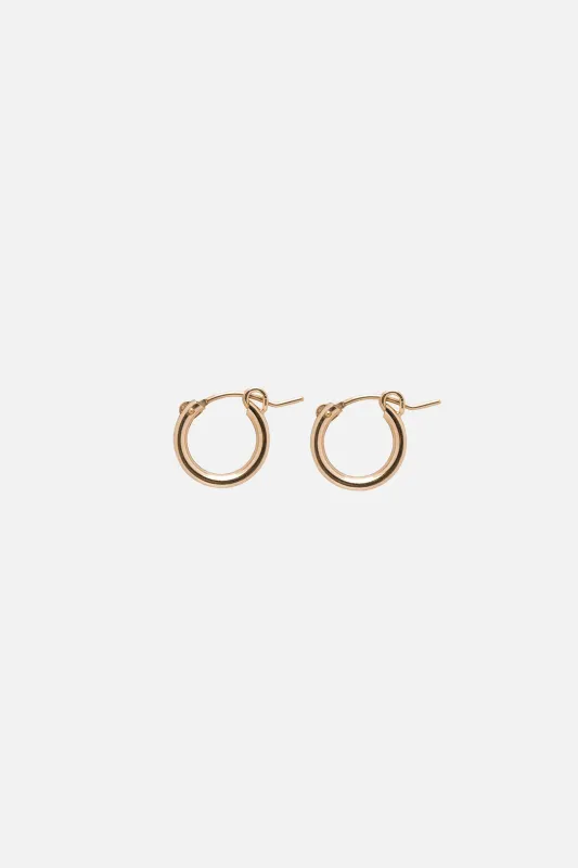 Kara Yoo | Anna Huggie Hoops - Gold sold by Fort
