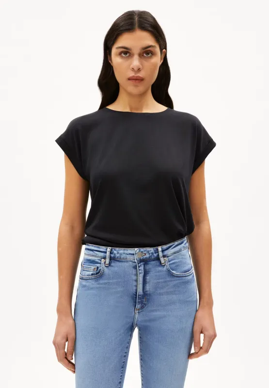 Armed Angels | Jilaana Shirt - Black sold by Fort